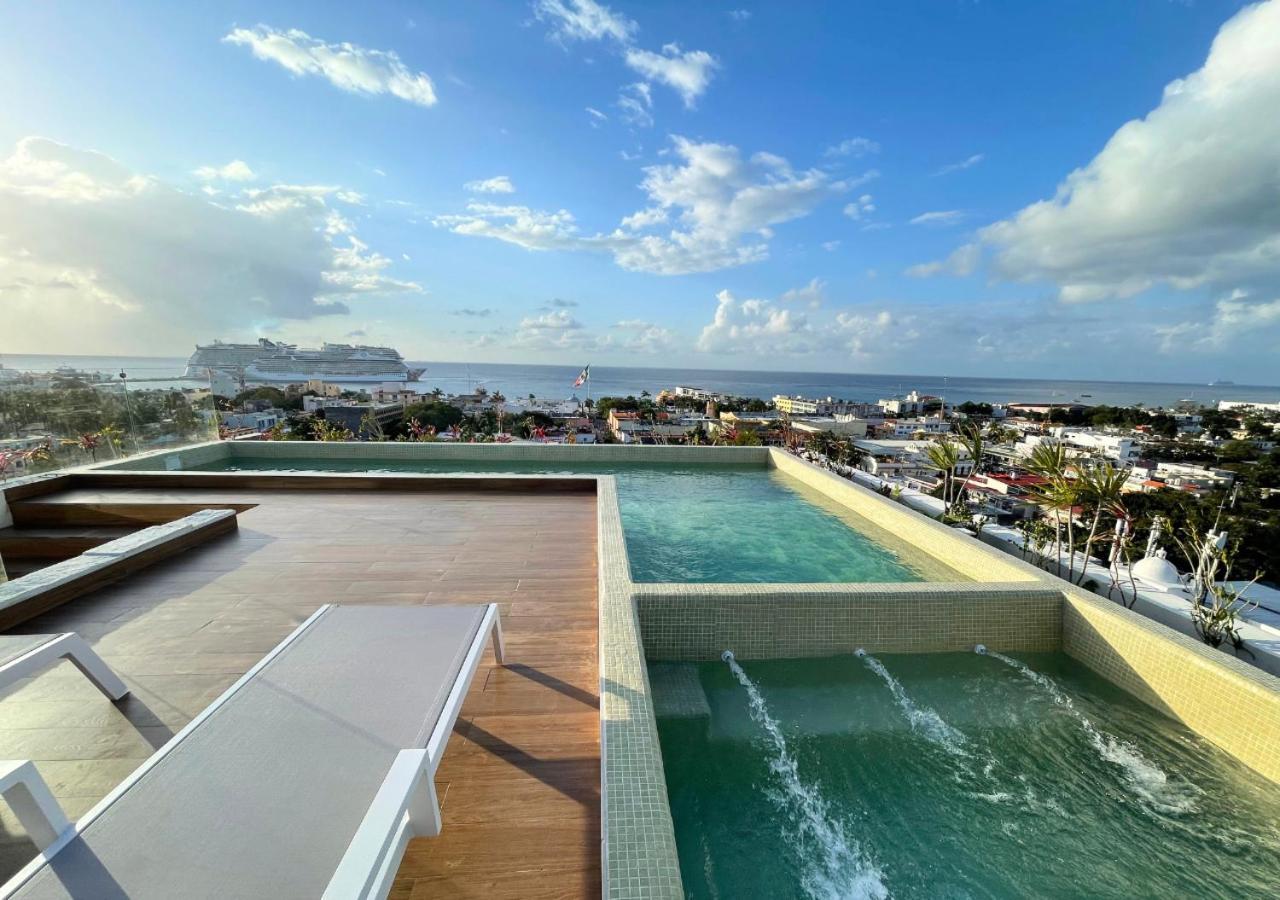 Brand New Condo With Rooftop Pool Cozumel Bagian luar foto